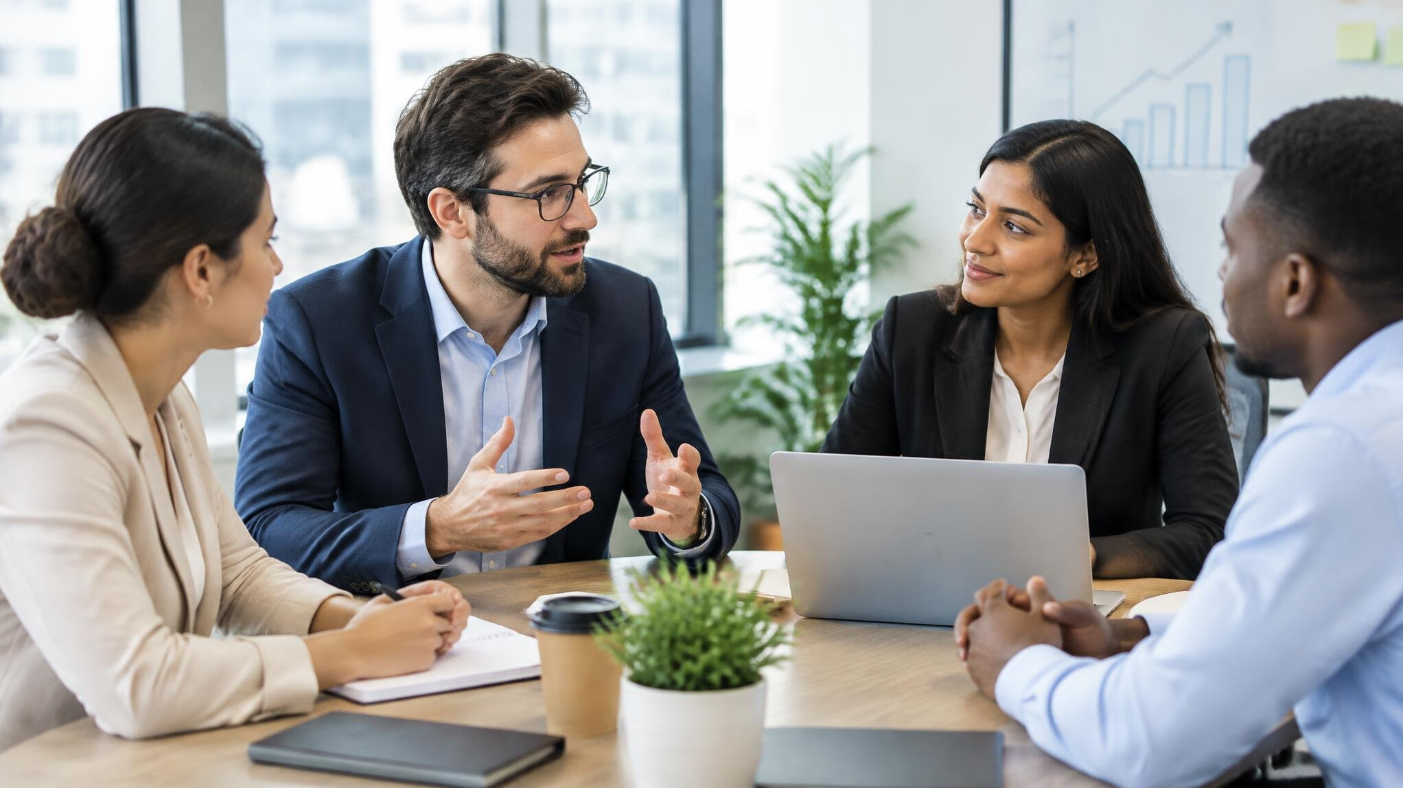 business team discussion